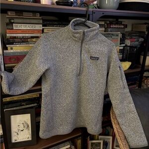 Women's Better Sweater® 1/4-Zip Fleece M EUC